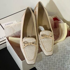 Coach Women's Marcella Shoes Beige & White